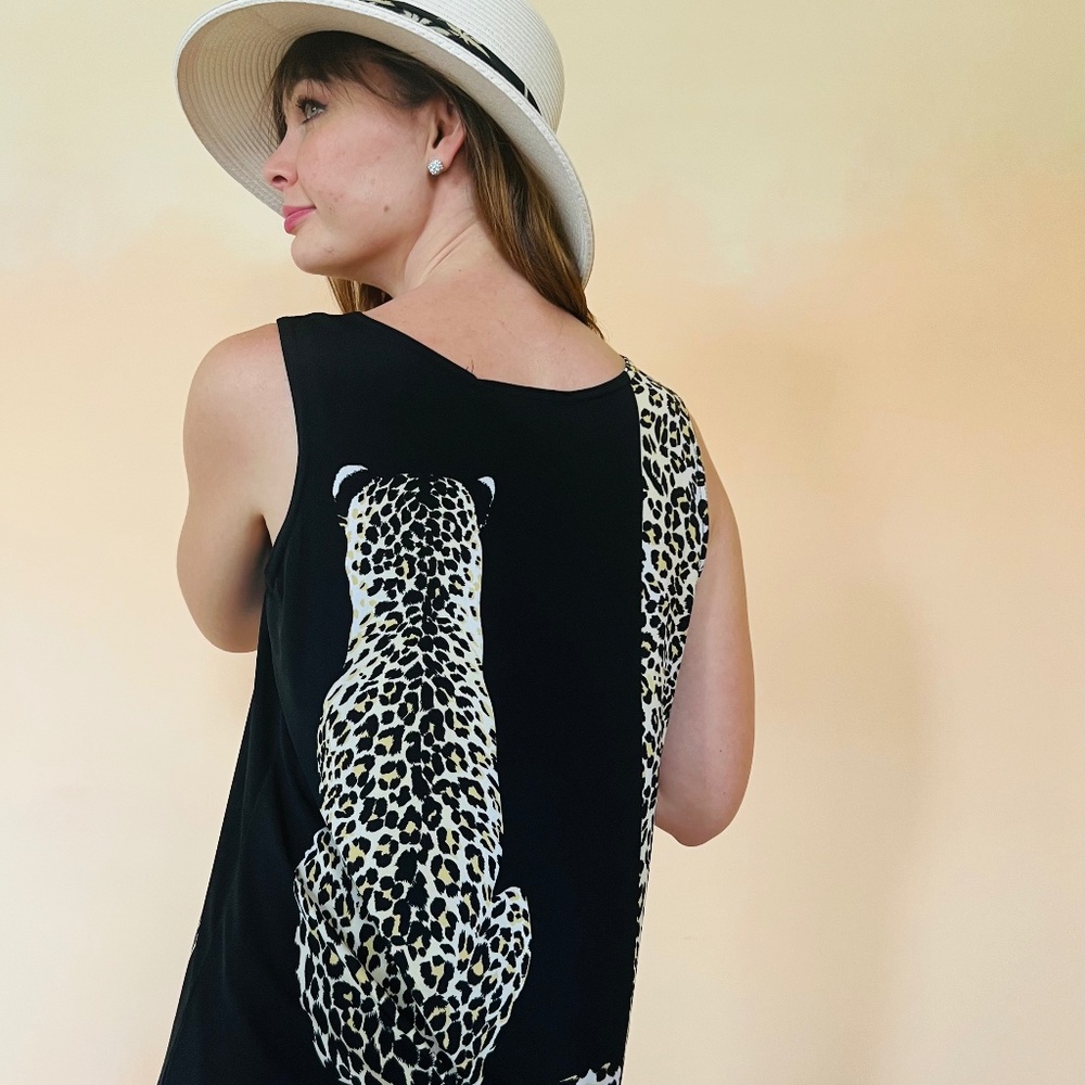 Women Chiffon Animal Shirt